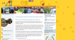 Desktop Screenshot of kita-minimaeuse.de